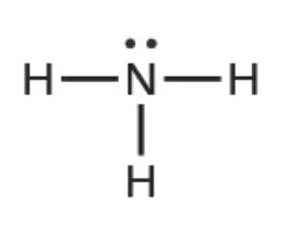 Lewis dot structure of ammonia